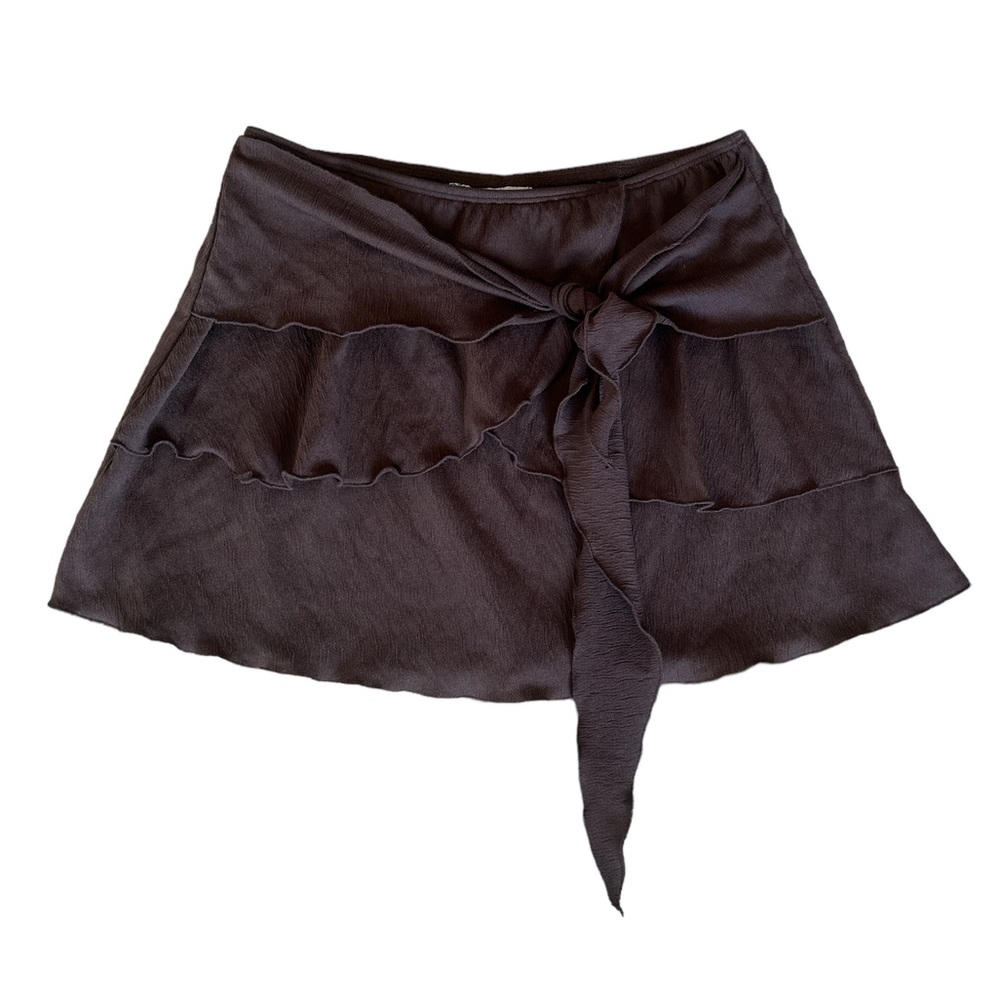 Portocruz Brown Swim Cover-Up Skirt | Size Medium